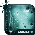 rainy day live wallpaper theme android application logo